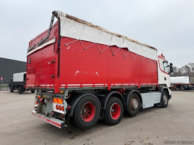Autocarro ribaltabile SCANIA R520 8x2/4 Euro 6 Tipper med EcoTop