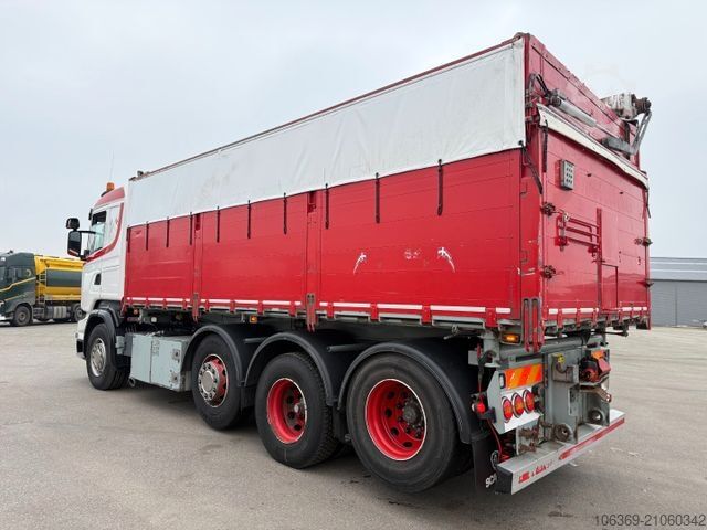 Autocarro ribaltabile SCANIA R520 8x2/4 Euro 6 Tipper med EcoTop
