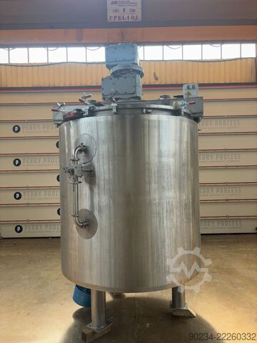 Tangki proses stainless steel Winkworth PV3000 bekas, kapasitas 3.000 liter WINKWORTH PV3000