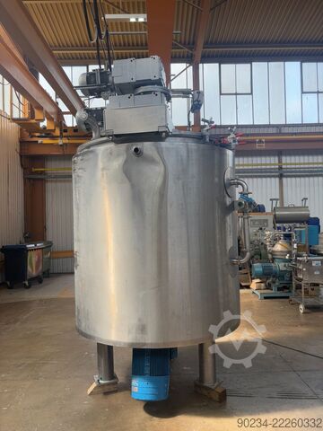 Tangki proses stainless steel Winkworth PV3000 bekas, kapasitas 3.000 liter WINKWORTH PV3000