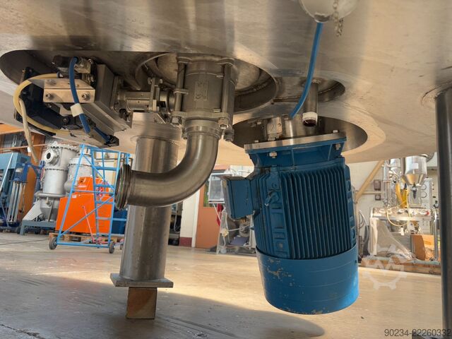 Tangki proses stainless steel Winkworth PV3000 bekas, kapasitas 3.000 liter WINKWORTH PV3000