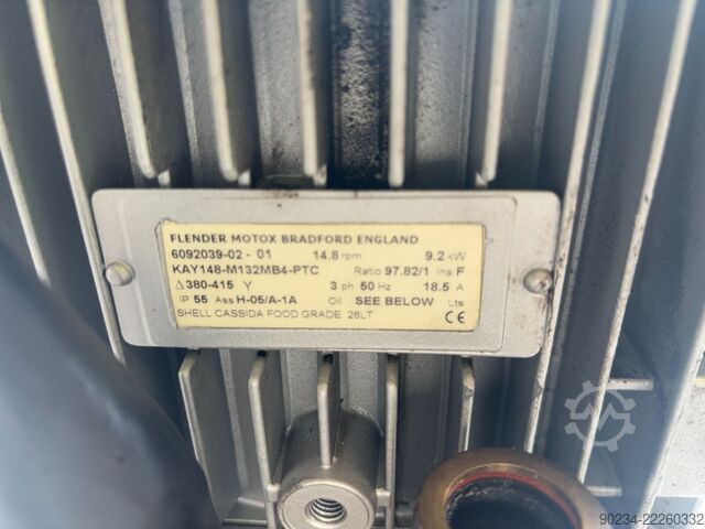 Tangki proses stainless steel Winkworth PV3000 bekas, kapasitas 3.000 liter WINKWORTH PV3000
