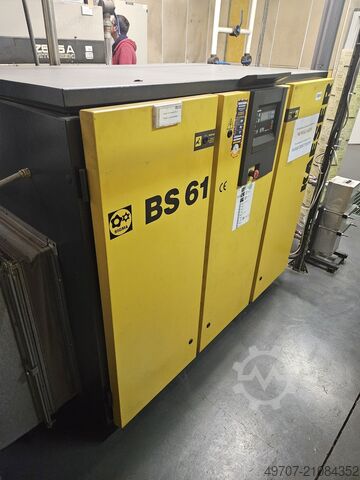 Vidali kompresör 37 kW 6,1 m³/dak KAESER BS61 37kw 6,1m3/min 7,5bar. 