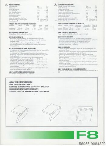 Подающий станок для ласточкиных хвостов OMEC F 8