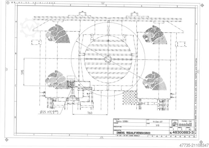 Centro di lavorazione universale MANDELLI Spark 1600 AT,A70/1400