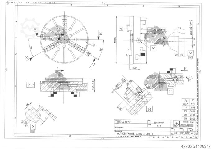 Centro di lavorazione universale MANDELLI Spark 1600 AT,A70/1400