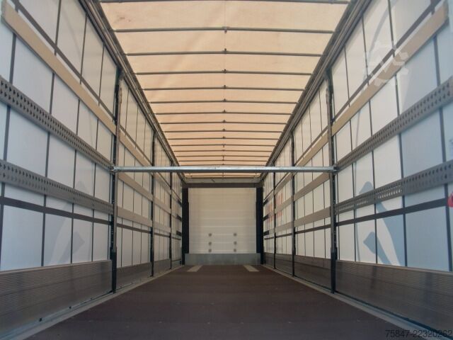 Semirremolque abierto con toldo Schmitz SCS 24/L-13.62 EB Hubdach Alus Liftachse