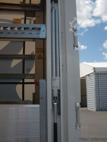 Semirremolque abierto con toldo Schmitz SCS 24/L-13.62 EB Hubdach Alus Liftachse