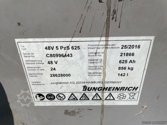 رافعة شوكية كهربائية ذات 3 عجلات Jungheinrich EFG 214K  // Halbkabine