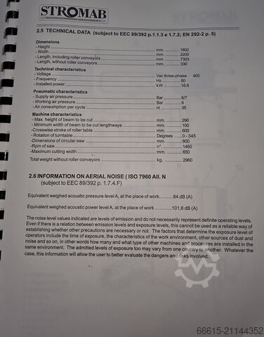 क्रॉस कट लाइन का अनुकूलन Stromab CT 800