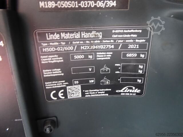  Linde H50D-02/600