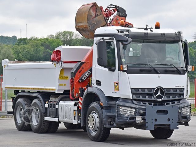 Grúa montada en camión MERCEDES-BENZ AROCS 2635* FASSI F165AZ.0.22 + FUNK * 6x4