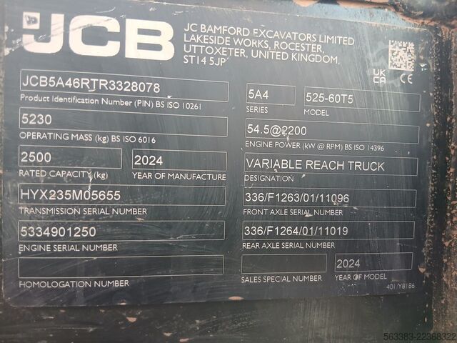 Telehandler JCB 525.60