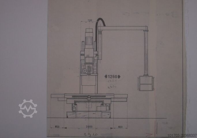 CNC vertikalios frezavimo staklės Rambaudi RAMMATIC 600