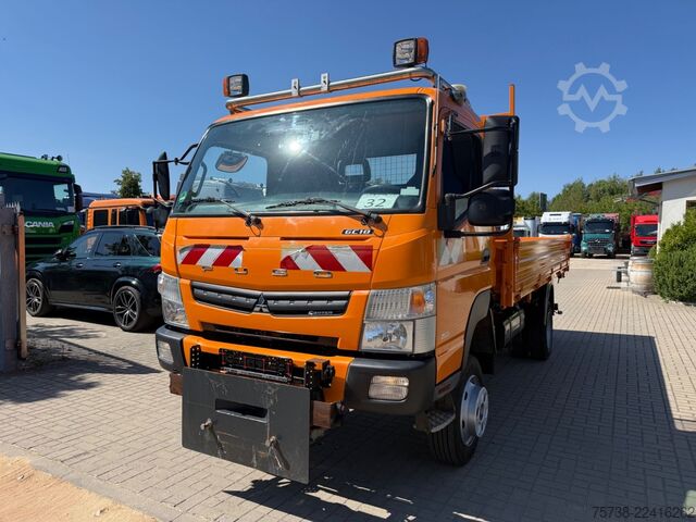 Transporter mit Kipper FUSO 6C18 4x4 ALLRAD/ANBAUPLATTE/3-Seiten-Kipper/AHK