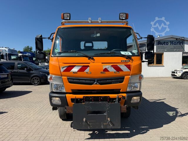 Transporter mit Kipper FUSO 6C18 4x4 ALLRAD/ANBAUPLATTE/3-Seiten-Kipper/AHK