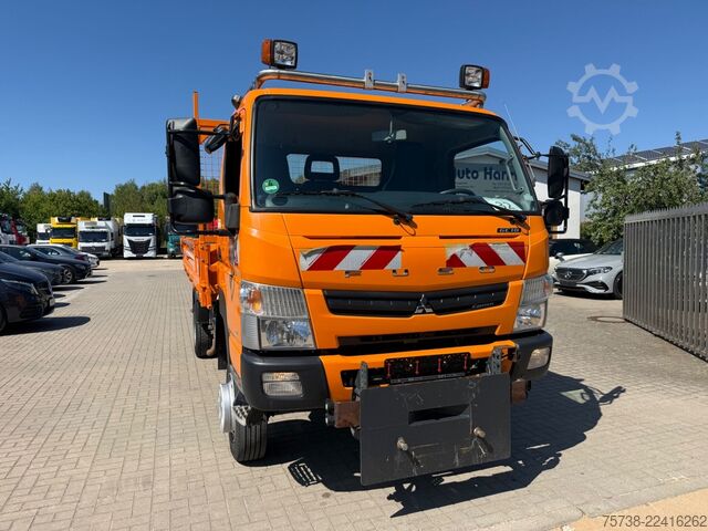 Transporter mit Kipper FUSO 6C18 4x4 ALLRAD/ANBAUPLATTE/3-Seiten-Kipper/AHK