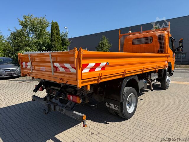 Transporter mit Kipper FUSO 6C18 4x4 ALLRAD/ANBAUPLATTE/3-Seiten-Kipper/AHK