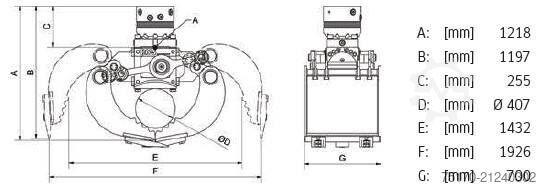 Pinza DMS SG18070 Grabgreifer Sortiergreifer / NEU / lagernd