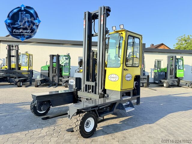 Dört yollu forklift Combilift C5000XL GAS TRIPLEX 6920 FREE-LIFT CABIN