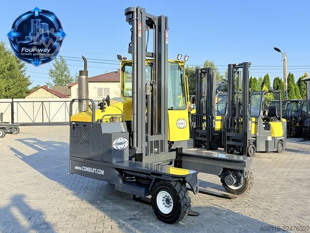 Dört yollu forklift Combilift C5000XL GAS TRIPLEX 6920 FREE-LIFT CABIN