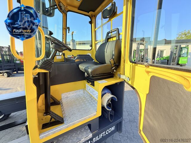 Dört yollu forklift Combilift C5000XL GAS TRIPLEX 6920 FREE-LIFT CABIN