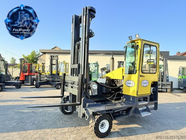 Dört yollu forklift Combilift C5000XL GAS TRIPLEX 6920 FREE-LIFT CABIN