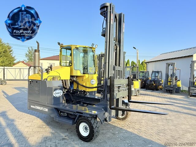 Dört yollu forklift Combilift C5000XL GAS TRIPLEX 6920 FREE-LIFT CABIN
