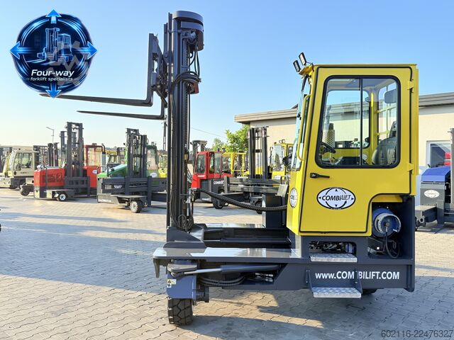 Dört yollu forklift Combilift C5000XL GAS TRIPLEX 6920 FREE-LIFT CABIN