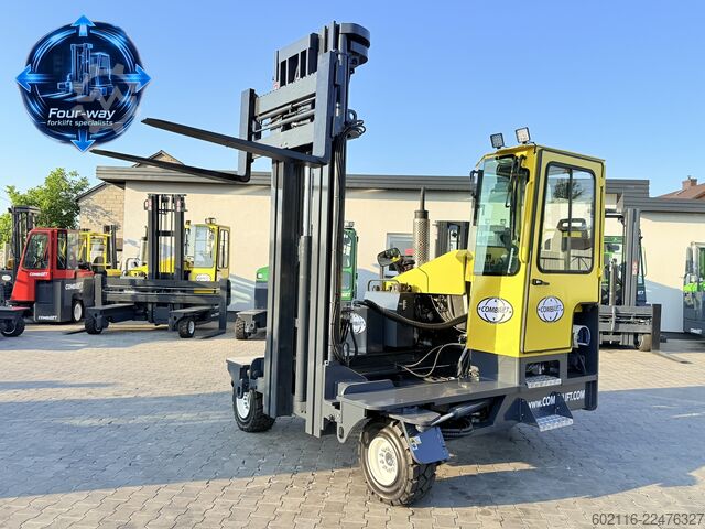 Dört yollu forklift Combilift C5000XL GAS TRIPLEX 6920 FREE-LIFT CABIN