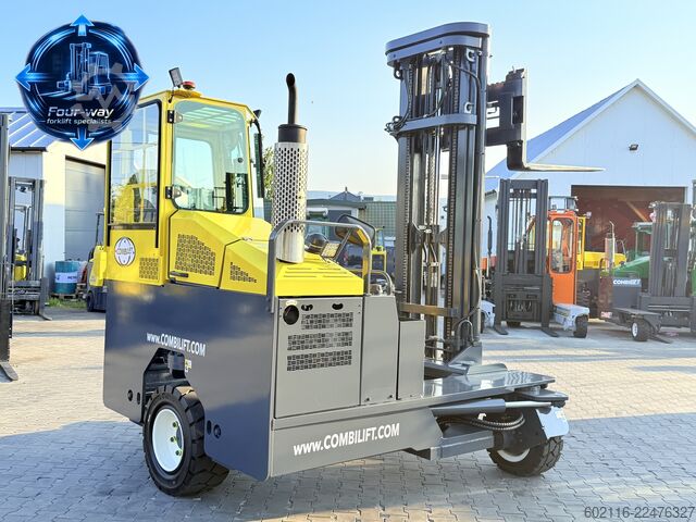 Dört yollu forklift Combilift C5000XL GAS TRIPLEX 6920 FREE-LIFT CABIN
