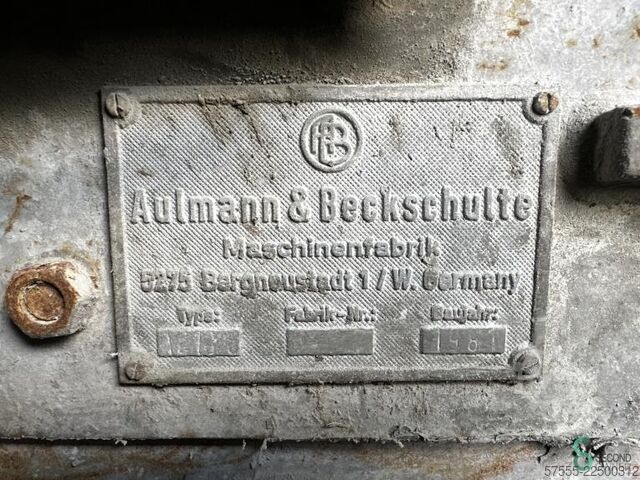 Knusermaskiner Aulmann & Beckschulte nedbrydningsknuser 1981 Aulmann & Beckschulte 