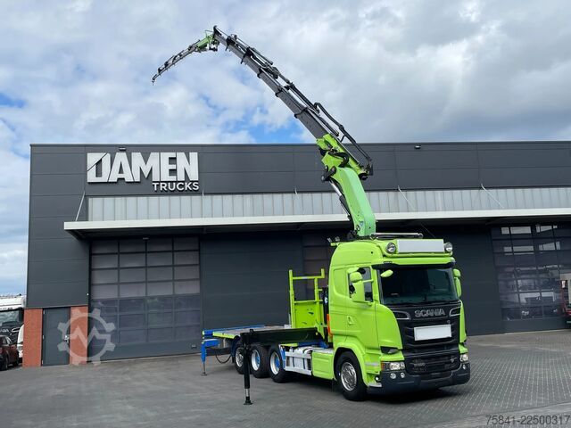 Kranbil Scania R520 R520 V8 LB 8x4*4HNB Effer 525 / 6S + JIB 6...
