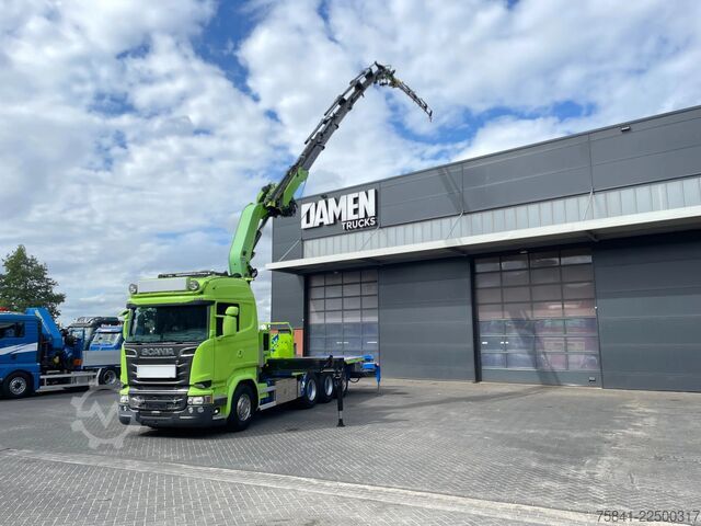 Kranbil Scania R520 R520 V8 LB 8x4*4HNB Effer 525 / 6S + JIB 6...