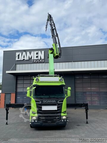 Crane truck Scania R520 R520 V8 LB 8x4*4HNB Effer 525 / 6S + JIB 6...