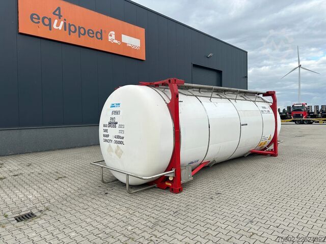 Kontainer tangki CIMC 34.820L / 1-comp. / 4 BAFFLES / 20FT swapbody /...
