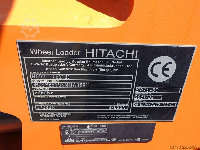 Utovarivač HITACHI ZW75-6C