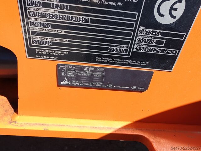 Utovarivač HITACHI ZW75-6C