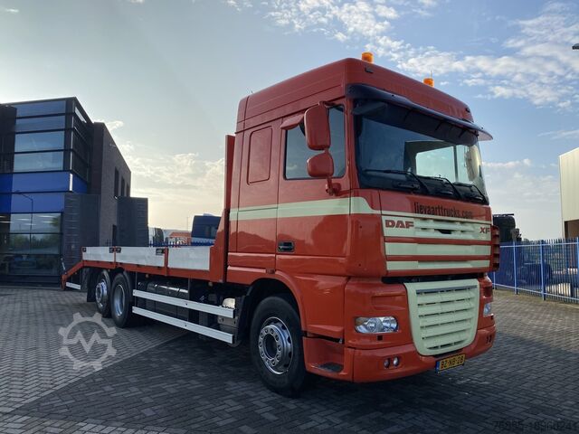 Plataforma de carga DAF XF105.410 Platform / Machine Transporter / NL/ APK