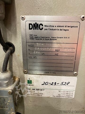 širokopásová brúska DMC SY - 110