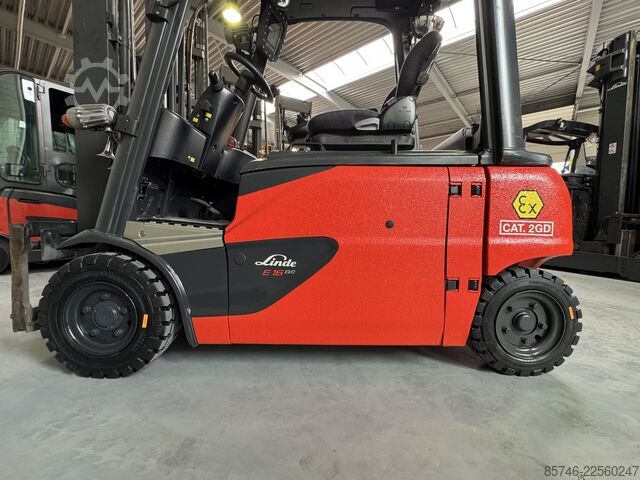 E 16 PL - 386 / 02 Evo * Atex EX * Proplan 2GD / Z1 & 21 & 22 * Tríplex FFL * ¡Batería NUEVA! LINDE E 16 PL - 386 / 02 Evo * Atex EX * Proplan 2GD / Z1 & 21 & 22 * Triplex FFL * NEW battery !!