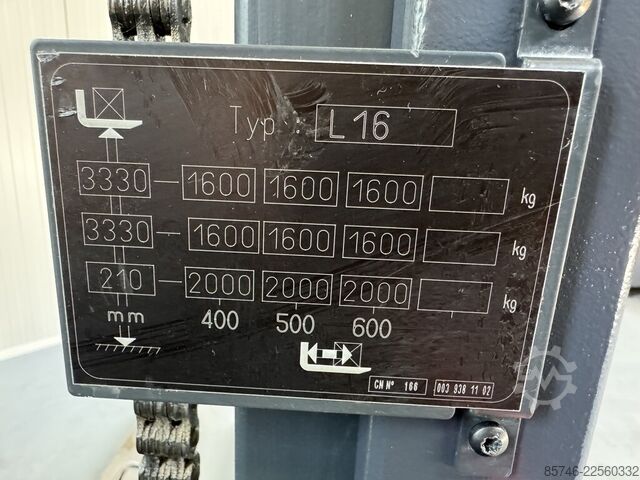 L 16 i (1173) * Atex EX * Proplan 2G / Z1 LINDE L 16 i ( 1173 ) * Atex EX * Proplan 2G / Z1