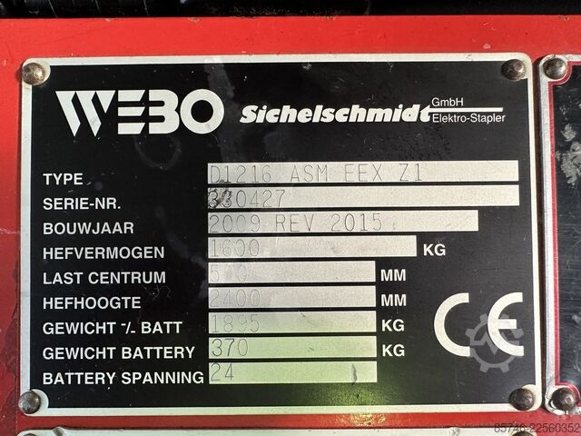 D 1216 ASM * Atex EX * 2G / Z1 * UUSI akku !! SICHELSCHMIDT D 1216 ASM * Atex EX  * 2G / Z1 * NEW battery !!