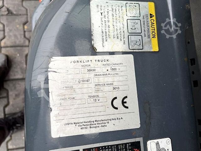 LPG lyftarar Toyota 8FGF15F