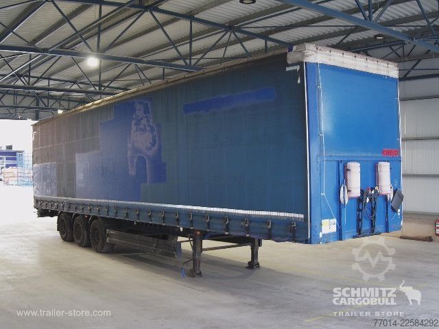 Open semitrailer with tarp Berger Curtainsider Standard