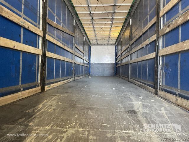 Open semitrailer with tarp Berger Curtainsider Standard