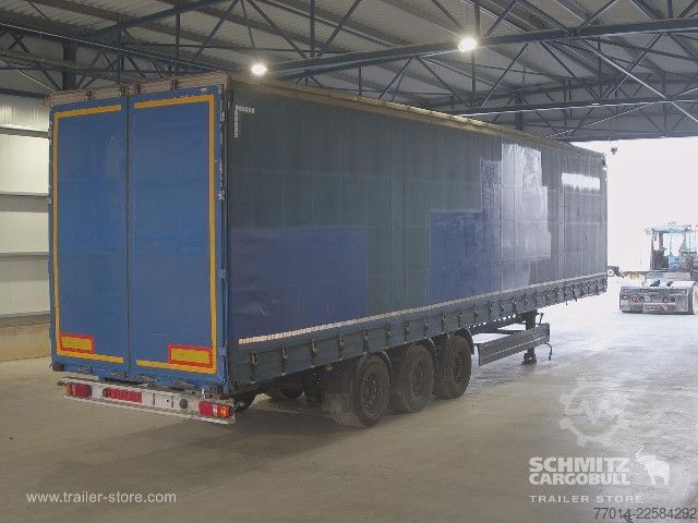 Open semitrailer with tarp Berger Curtainsider Standard