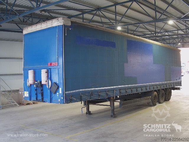 Open semitrailer with tarp Berger Curtainsider Standard