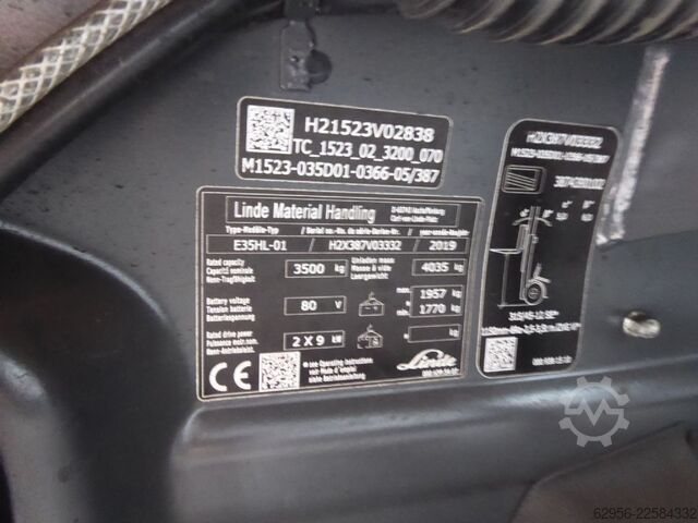 Forklift listrik 4 roda Linde E35HL-01
