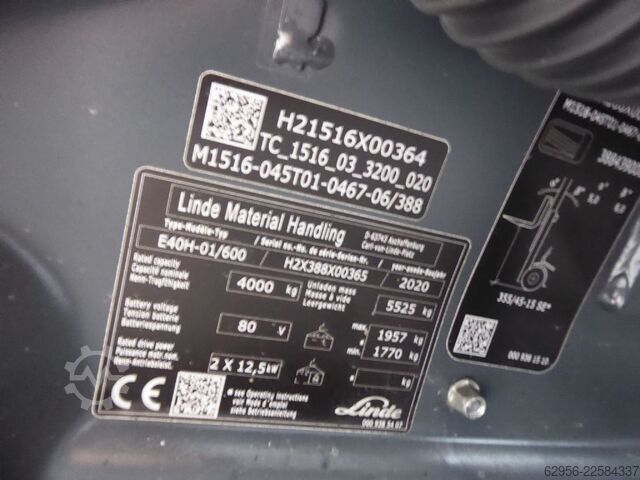 Forklift listrik 4 roda Linde E40HL-01/600
